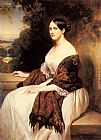 Portrait of Madame Ackerman, the wife of the Chief Finance Minister of King Louis Philippe by Franz Xavier Winterhalter